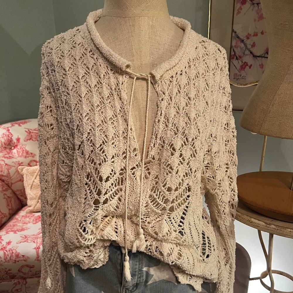 C C CALIFORNIA CROCHET BEACH TOP